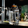 Fashion Fitness Sports Water Bottle Gradient Kapasitas Besar Kettle Straw